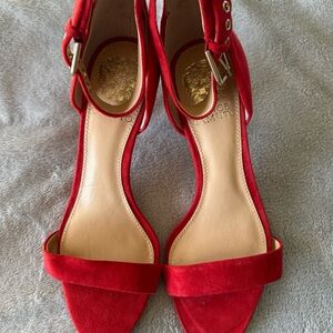 Vince Camuto Red Heeled Sandals